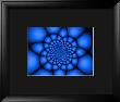 Abstract Blue Fractal Design by Albert Klein Limited Edition Print