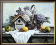 Birdhouse, Hydrangea, Apple by T. C. Chiu Limited Edition Print