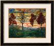 Four Trees, 1917 by Egon Schiele Limited Edition Pricing Art Print