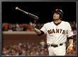 Texas Rangers V San Francisco Giants, Game 2: Freddy Sanchez by Doug Pensinger Limited Edition Print