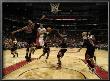 Chicago Bulls V Toronto Raptors: Taj Gibson And Leandro Barbosa by Ron Turenne Limited Edition Print