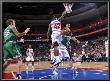 Boston Celtics V Philadelphia 76Ers: Ray Allen, Semih Erden And Elton Brand by David Dow Limited Edition Print