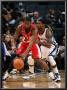 Portland Trail Blazers V Memphis Grizzlies: O.J. Mayo And Wesley Matthews by Joe Murphy Limited Edition Print