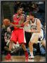 Portland Trail Blazers V Memphis Grizzlies: Lamarcus Aldridge And Marc Gasol by Joe Murphy Limited Edition Print