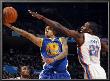 Golden State Warriors V Oklahoma City Thunder: Monta Ellis And Jeff Green by Layne Murdoch Limited Edition Print