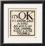 It's Ok by Kathrine Lovell Limited Edition Pricing Art Print