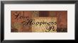 Words To Live By: Love Happiness Peace by Smith-Haynes Limited Edition Pricing Art Print