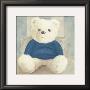 White Bear With Blue Sweater by Catherine Becquer Limited Edition Pricing Art Print