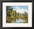 River Landscape by H. Buchner Limited Edition Print