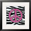 Zebra Peace by Louise Carey Limited Edition Print