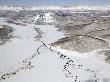 Aerial View Of Two Rivers Joining In Valley, Kronotsky Zapovednik Reserve, Russia by Igor Shpilenok Limited Edition Print