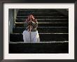 A Palestinian Man At A Soccer Stadium In Gaza City, October 23, 2006 by Emilio Morenatti Limited Edition Print