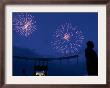 Fireworks At Kauffman Stadium, Kansas City, Missouri by Charlie Riedel Limited Edition Print