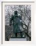 Snow Is Seen On A Statue Of The Late British Prime Minister Sir Winston Churchill by Matt Dunham Limited Edition Pricing Art Print
