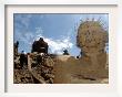 A Sand Sculpture Is Seen At The Sand Sculpture Festival In Zeebrugge, Belgium, July 10, 2004 by Yves Logghe Limited Edition Print