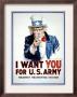 I Want You For The U.S. Army by James Montgomery Flagg Limited Edition Pricing Art Print