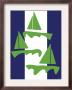 Green Sail Boats by Avalisa Limited Edition Print