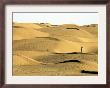 A Visitor Stands On Sand Dune In The Taklimakan Desert by Eugene Hoshiko Limited Edition Print