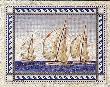 Mosaic Ships Ii by Richard Henson Limited Edition Print