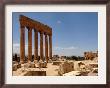 Ancient Roman Ruins Of Baalbek, North-East Of Beirut, In The Bekaa Valley, Lebanon, July 3, 2006 by Mahmoud Tawil Limited Edition Print