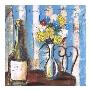 Wine And Flowers I by Celeste Peters Limited Edition Print