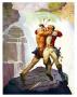 Battle Of Glen Falls by Newell Convers Wyeth Limited Edition Print