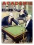 Academie De Billard by A. Gallice Limited Edition Print