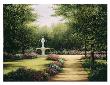 Park Fountain by Lene Alston Casey Limited Edition Print