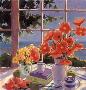 Red Poppies And Green Apples by Suzanne Hoefler Limited Edition Print