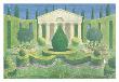 Italian Garden Topiary by Nigel Cladingboel Limited Edition Print