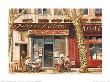 Cafe De La Fontaine by Ambro Zandos Limited Edition Print