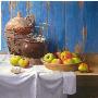 Aged Pots With Apples by Karin Valk Limited Edition Pricing Art Print