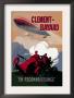 Clement-Bayard, French Dirigible by Ernest Montaut Limited Edition Print