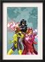 X-Men: First Class #9 Cover: Scarlet Witch, Marvel Girl And Black Widow by Roger Cruz Limited Edition Print