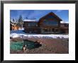 Hot Tub, Rainbow Lodge, Yellowstone Club, Montana by Yvette Cardozo Limited Edition Print