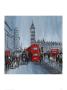 Red Bus, London by Geoff King Limited Edition Pricing Art Print