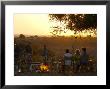 Wilderness Camp On Mountain Biking Safari At Mashatu Game Reserve, Botswana by Roger De La Harpe Limited Edition Print