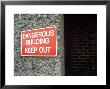 Dangerous Building Sign, Scotland by Iain Sarjeant Limited Edition Pricing Art Print