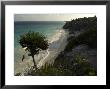 Cliff At Beach, Mexico - Mayan Riviera by Keith Levit Limited Edition Print