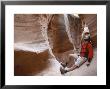 Hiking In Peek-A-Boo Gulch, Utah by Mike Tittel Limited Edition Pricing Art Print