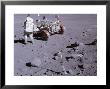 Locator To The Rover From John's First Station 4 Sample Site, Charlie Is Still At The Rover by Stocktrek Images Limited Edition Print