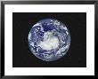 Fully Lit Full Disk Image Centered On The South Pole by Stocktrek Images Limited Edition Print