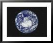 Fully Lit Full Disk Image Centered On The South Pole by Stocktrek Images Limited Edition Print