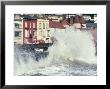 Waves Pounding Sea Wall And Rail Track In Storm, Dawlish, Devon, England, United Kingdom by Ian Griffiths Limited Edition Print