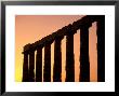 Temple Of Poseidon Columns At Sunset, Cape Sounion, Attica, Greece by Walter Bibikow Limited Edition Print