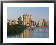 Australia, Queensland, Brisbane, Central Business District From Kangaroo Point by Walter Bibikow Limited Edition Print