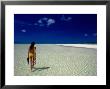 Woman Walking On Beach, Aitutaki, Southern Group, Cook Islands by Peter Hendrie Limited Edition Print