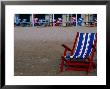 Empty Deckchairs On Beach, The Lido, Veneto, Italy by Roberto Gerometta Limited Edition Pricing Art Print