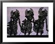Silhouette Of The Pandawa Brothers, Characters In A Traditional Wayang Kulit Play, Indonesia by Adams Gregory Limited Edition Pricing Art Print