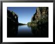 Deep Waters Fill A Billabong In An Outback Desert Gorge, Australia by Jason Edwards Limited Edition Print